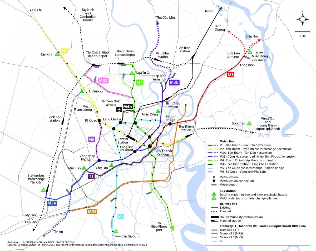 ho chi minh borg metro kort
