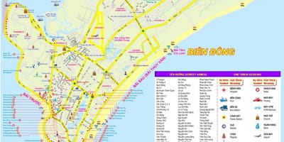 Kort af ho chi minh borg höfn