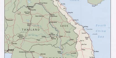 Kort af ho chi minh höfn