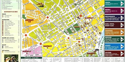 Kort af ho chi minh víetnam